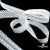 Резинка бельевая ажурная #6185, шир.16 мм, цв.белый - купить в Междуреченске. Цена: 13.72 руб.