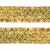 Тесьма с пайетками D16, шир. 35 мм/уп. 25+/-1 м, цвет золото - купить в Междуреченске. Цена: 1 281.60 руб.
