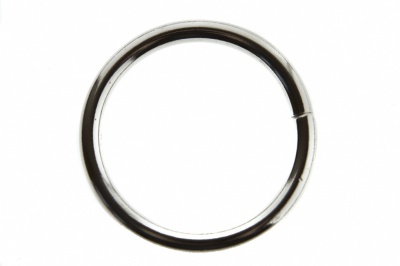 Кольцо металлическое d-38 мм, цв.-никель - купить в Междуреченске. Цена: 4.89 руб.