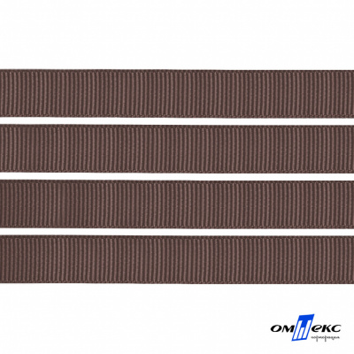Репсовая лента 005, шир. 6 мм/уп. 50+/-1 м, цвет коричневый - купить в Междуреченске. Цена: 88.45 руб.
