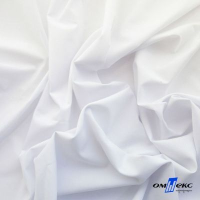Ткань сорочечная Илер 100%полиэстр, 120 г/м2 ш.150 см, цв.белый - купить в Междуреченске. Цена 290.24 руб.