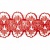 140-Кружево капрон 15мм цв.13-красный - купить в Междуреченске. Цена: 4.21 руб.