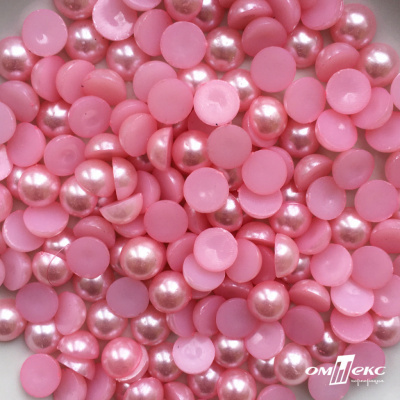 0404-5146В-Полубусины пластиковые круглые "ОмТекс", 10 мм, (уп.50гр=175+/-3шт), цв.101-св.розовый - купить в Междуреченске. Цена: 64.11 руб.