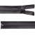 Молния водонепроницаемая PVC Т-7, 60 см, разъемная, цвет (301) т.серый - купить в Междуреченске. Цена: 49.39 руб.
