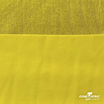 Трикотажное полотно голограмма, шир.140 см, #602 -жёлтый/жёлтый - купить в Междуреченске. Цена 385.88 руб.