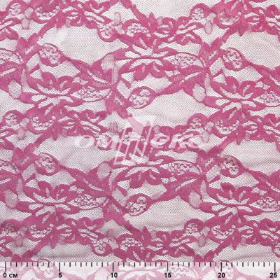 Кружевное полотно стрейч XD-WINE, 100 гр/м2, шир.150см, цвет розовый - купить в Междуреченске. Цена 1 851.10 руб.