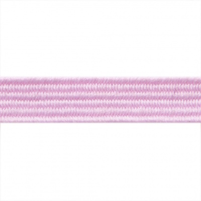 Резиновые нити с текстильным покрытием, шир. 6 мм ( упак.30 м/уп), цв.- 80-розовый - купить в Междуреченске. Цена: 155.22 руб.