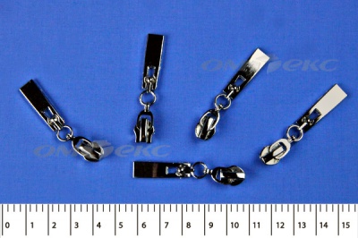 Слайдер декоративный, металлический №1/спираль Т7/никель - купить в Междуреченске. Цена: 6.29 руб.