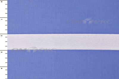 Резинка, 410 гр/м2, шир. 10 мм (в нам. 100 +/-1 м), белая бобина - купить в Междуреченске. Цена: 3.31 руб.