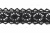Тесьма кружевная 0621-1567, шир. 15 мм/уп. 20+/-1 м, цвет 080-чёрный - купить в Междуреченске. Цена: 471.74 руб.