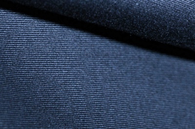 Ткань костюмная 8874/3, цвет темно-синий, 100% полиэфир - купить в Междуреченске. Цена 433.60 руб.
