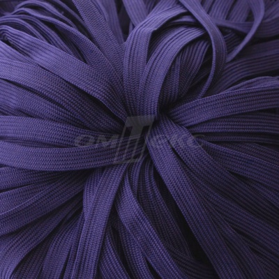Шнур 15мм плоский (100+/-1м) №10 фиолетовый - купить в Междуреченске. Цена: 10.21 руб.