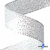Лента металлизированная "ОмТекс", 25 мм/уп.22,8+/-0,5м, цв.- серебро - купить в Междуреченске. Цена: 97.62 руб.