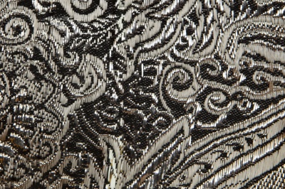Ткань костюмная жаккард №11, 140 гр/м2, шир.150см, цвет тем.серебро - купить в Междуреченске. Цена 383.29 руб.