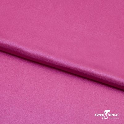 Поли креп-сатин 17-2627, 125 (+/-5) гр/м2, шир.150см, цвет розовый - купить в Междуреченске. Цена 155.57 руб.
