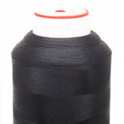 Нитки текстурированные некручёные, намот. 5 000 м, цвет чёрный - купить в Междуреченске. Цена: 70.43 руб.