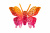 Бабочка декоративная пластиковая #10 - купить в Междуреченске. Цена: 7.09 руб.