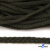 Шнур плетеный d-6 мм круглый, 70% хлопок 30% полиэстер, уп.90+/-1 м, цв.1075-хаки - купить в Междуреченске. Цена: 588 руб.