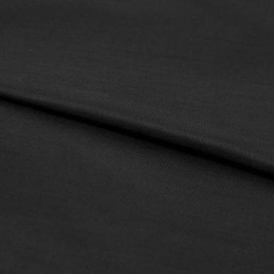 Ткань подкладочная Таффета, антист., 54 гр/м2, шир.150см, цвет чёрный - купить в Междуреченске. Цена 61.01 руб.
