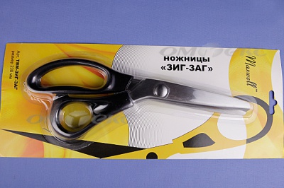 Ножницы ЗИГ-ЗАГ "MAXWELL" 230 мм - купить в Междуреченске. Цена: 1 041.25 руб.