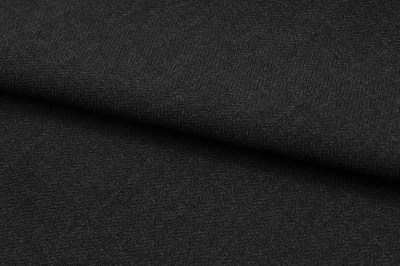 Ткань костюмная 21699 1144/1178, 236 гр/м2, шир.150см, цвет чёрный - купить в Междуреченске. Цена 455.40 руб.