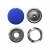 Кнопка рубашечная (закрытая) 9,5мм - эмаль, цв.168 - голубой - купить в Междуреченске. Цена: 4.77 руб.
