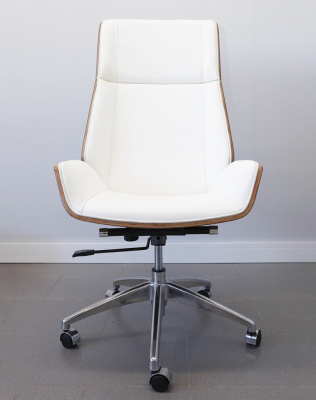 Кресло из натуральной кожи, каркас дерево арт. FX-BC06 - купить в Междуреченске. Цена 34 820.52 руб.