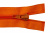 Спиральная молния Т5 849, 75 см, автомат, цвет оранжевый - купить в Междуреченске. Цена: 16.28 руб.