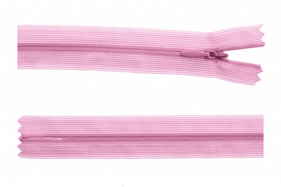 Молния потайная Т3 513, 60 см, капрон, цвет св.розовый - купить в Междуреченске. Цена: 10.24 руб.