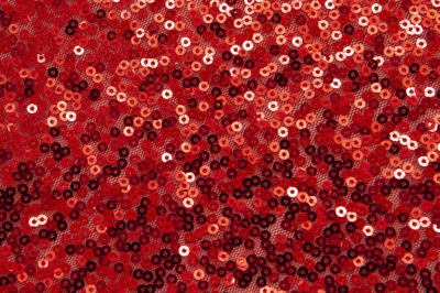 Сетка с пайетками №18, 188 гр/м2, шир.130см, цвет красный - купить в Междуреченске. Цена 371 руб.