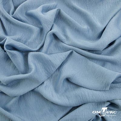 Ткань плательная Муар, 100% полиэстер,165 (+/-5) гр/м2, шир. 150 см, цв. Серо-голубой - купить в Междуреченске. Цена 215.65 руб.