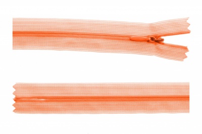 Молния потайная Т3 849, 20 см, капрон, цвет оранжевый - купить в Междуреченске. Цена: 5.12 руб.