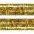 Тесьма с пайетками D16, шир. 20 мм/уп. 25+/-1 м, цвет золото - купить в Междуреченске. Цена: 778.19 руб.