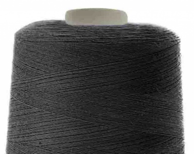 Швейные нитки (армированные) 28S/2, нам. 2 500 м, цвет чёрный - купить в Междуреченске. Цена: 139.91 руб.