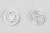 Кнопки пришивные пластиковые 11,5 мм, блистер 24шт, цв.-прозрачные - купить в Междуреченске. Цена: 59.44 руб.