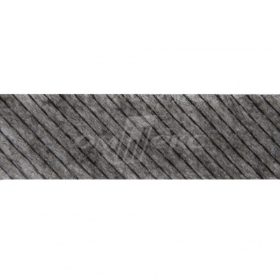 KQ217N -прок.лента нитепрошивная по косой 15мм графит 100м - купить в Междуреченске. Цена: 2.27 руб.
