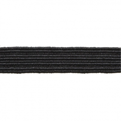 Резинка продежка С-52, шир. 7 мм (20 шт/10 м), цвет чёрный - купить в Междуреченске. Цена: 1 338.93 руб.