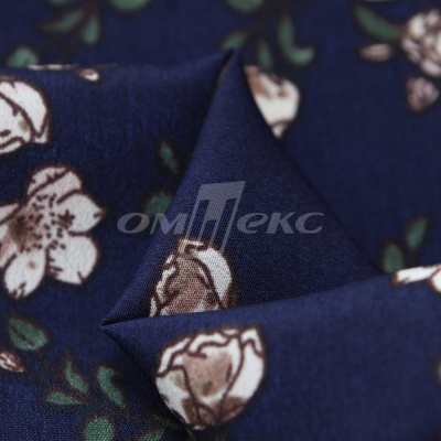 Плательная ткань "Фламенко" 3.2, 80 гр/м2, шир.150 см, принт растительный - купить в Междуреченске. Цена 239.03 руб.