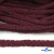 Шнур плетеный d-6 мм круглый, 70% хлопок 30% полиэстер, уп.90+/-1 м, цв.1070-бордовый - купить в Междуреченске. Цена: 588 руб.